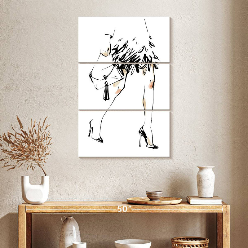 Senne Skirt And Stiletto, 38" H x 24" W