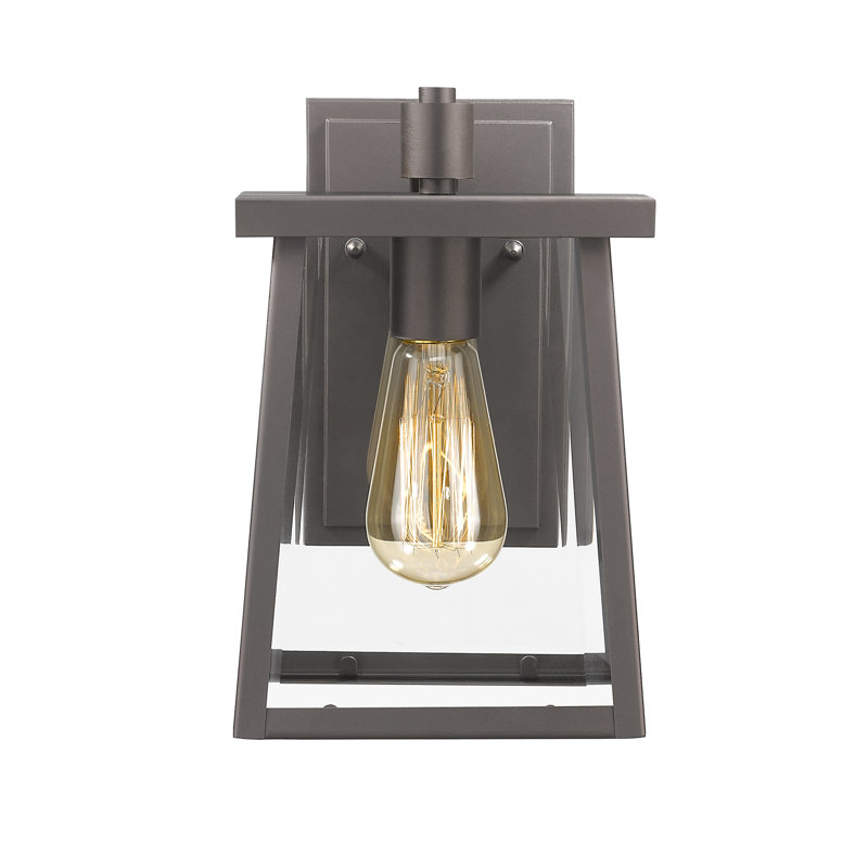 Dunnigan Wall Light, 10" H x 6.5" W x 8.75" D, Rubbed Bronze
