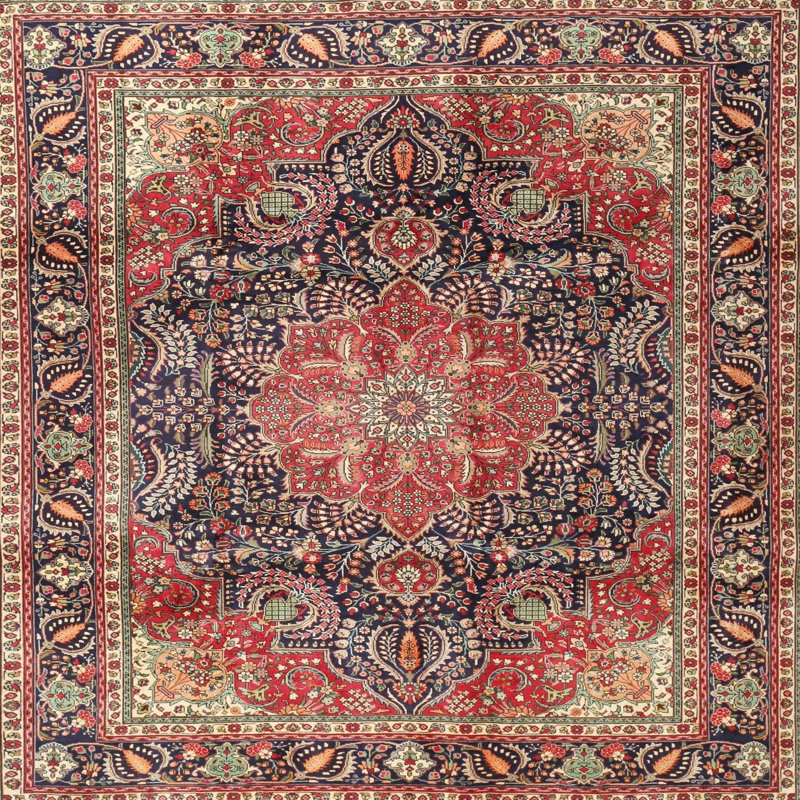 Adara Oriental Indoor Rug, Square 4'