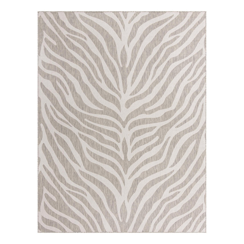 Tullyrusk Animal Print Indoor / Outdoor Rug, Rectangle 9' x 12'