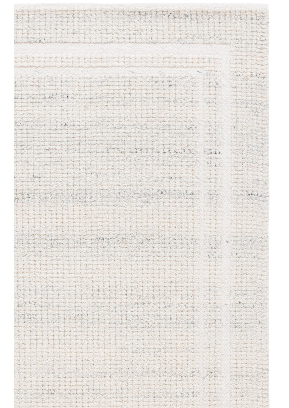 Hand-Loomed Geometric Wool Rug, Rectangle 6' x 9'