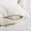 Ivory Square Throw Pillow Cover