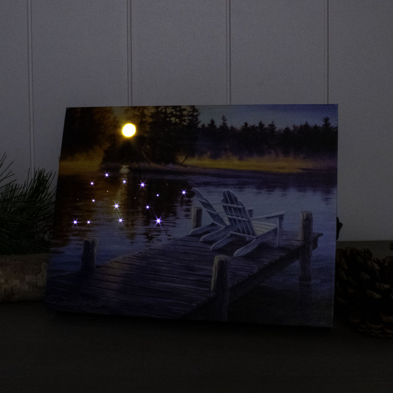 Magic Morning 8X6 Lighted Tabletop Canvas
