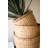  Multi-Size Cane Storage Baskets Rustic, Handwoven Design Set of 3 - 16"H