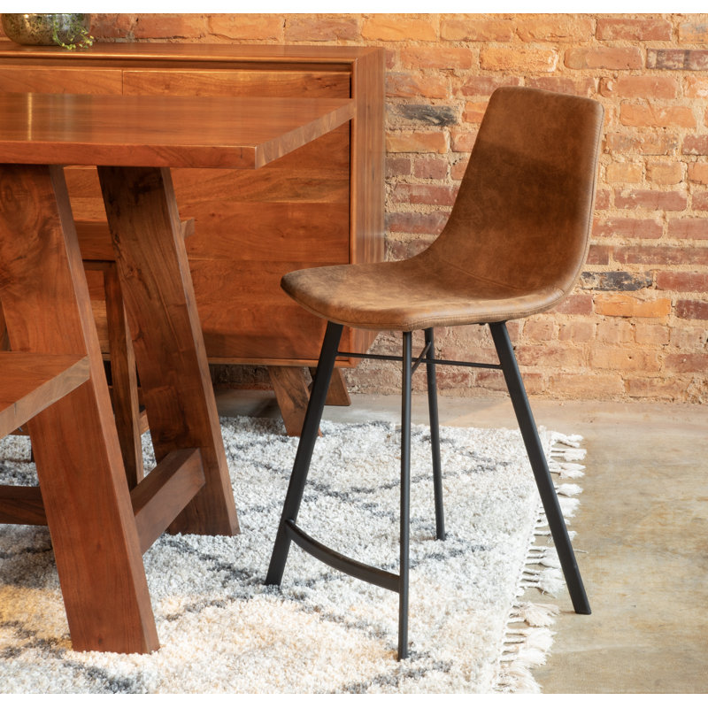 Bar Stool, Trapper Brown, Counter Stool (24" Seat Height)