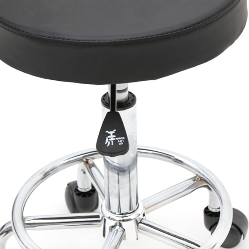 Tabouret de laboratoire réglable en hauteur Streep, Noir