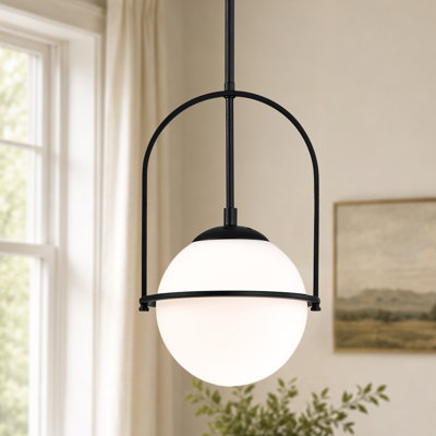 Mini-luminaire suspendu en verre Dowzall