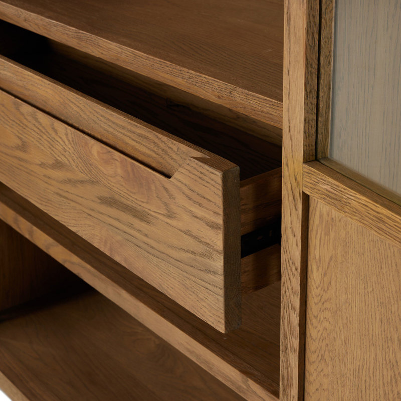 Millie China Cabinet, Drifted Oak