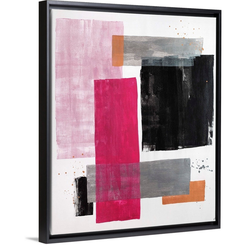 Impression sur toile, Cadre flottant noir, H 16 po x l 13 po x P 1,75 po