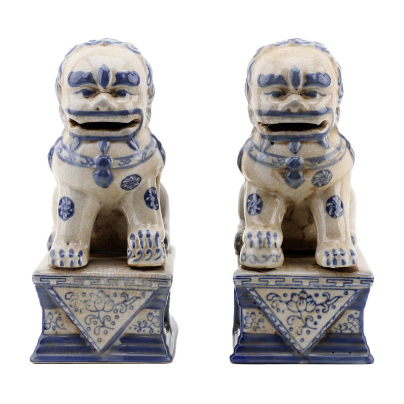 Animals Figurines & Sculptures, Cream, 7.5" H x 3.25" W x 4.5" D