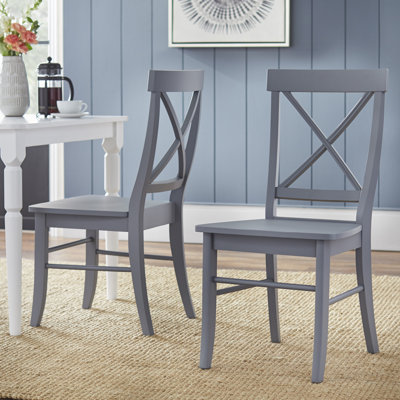 Bellmead Solid Wood Cross Back Side Chair
