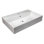 Nantucket Sinks Newport 28'' White Fireclay Rectangular Wall Mount Bathroom Sink with Overflow