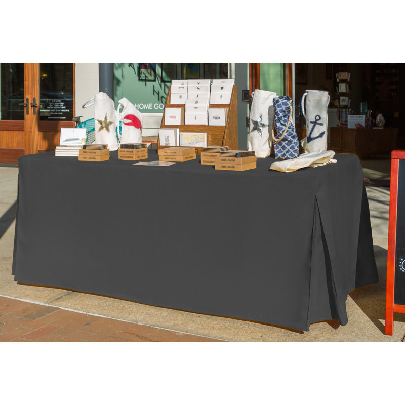 Tablevogue Table Cover, Charcoal, 72" L x 30" D
