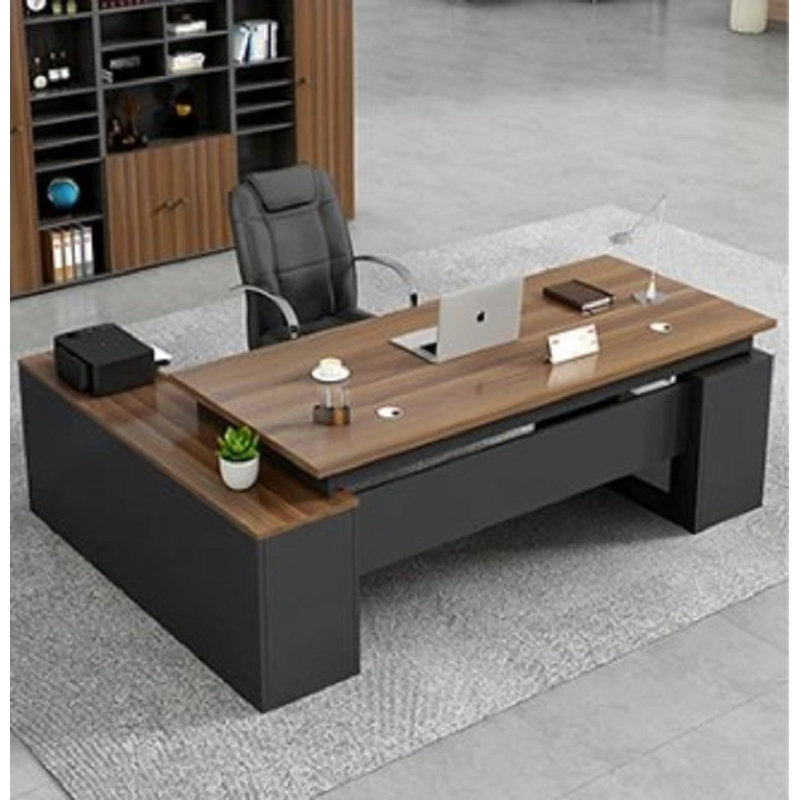 Najib L-Shaped Executive Desk, 75cm H x 180cm W x 80cm D