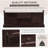 Storage Bench With 2 Drawers And 2 Cabinets,Shoe Bench with Removable Cushion,entryway bench-1783626175