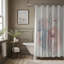 Rideau de douche standard rose et bleu Wabi Sabi Blooms - 1 pièce-1806836061