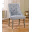 Chaise de salle à manger de style transitionnel 2pc