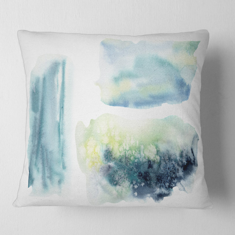 Housse et insert de coussin carré Underwater Clouds, 18" x 18"
