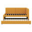 Lit de jour simple rembourré, canapé-lit en tissu de lin avec lit gigogne pour la chambre à coucher, support à lattes de bois, aucun sommier nécessaire-1479968441