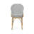 Outdoor Chairs In Gray, French Bistro Style, Aluminum And , Rust , Of 2 For Garden & Use Pe Chairs, 2, Frame, Design, Rust-