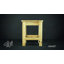 Tabouret d'appoint carré en bois