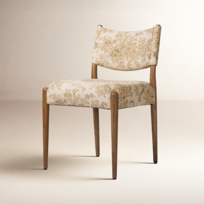 Tara Linen Oak Side Chair