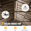 Gazebo de 4,27 m x 6,10 m avec structure en aluminium et toit double en acier galvanisé, idéal pour les repas à l'extérieur