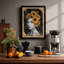 Sunflower Crown Boho - Framed Print-1975606549-1975606551