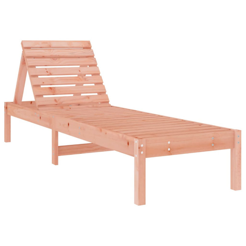 Adamantios 199.5cm Long Reclining Pine Double Chaise, Natural