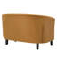 Causeuse en velours argenté Orchid Greta-806005907