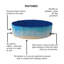 12'' Plastic Foldable Dog Pool-55050398