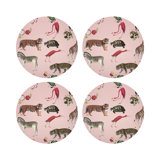 Exotix Pebble 4 Piece Vinyl Placemat Set