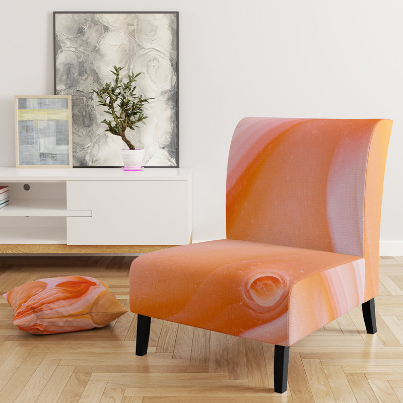 Fauteuil de chambre rembourré en velours Minate