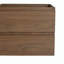 Meuble-lavabo mural en bois
