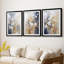 FLORAL Series CECLXII - Impression encadrée sur mesure de qualité supérieure - 3 pièces-298550325-298550327