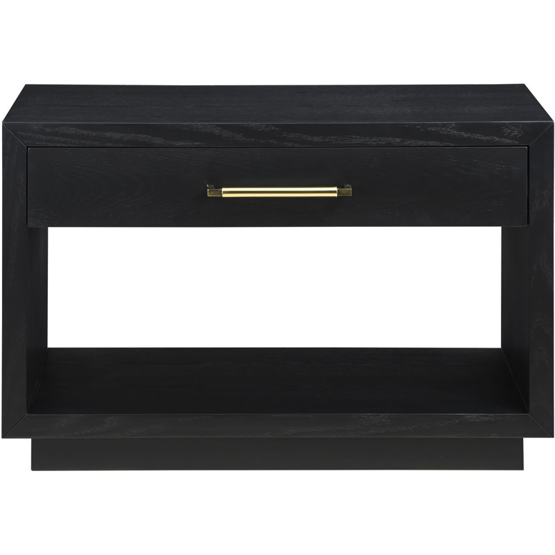 Avery 1 - Drawer Nightstand, Black