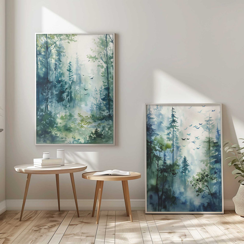 «Scène de forêt enchantée», Zinc patiné, H 37,25 po x l 25,25 po