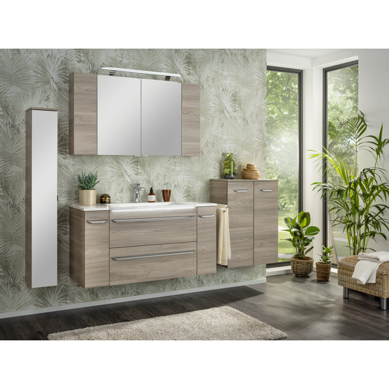 Luxor Bathroom Cabinet, Brown