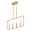 Luminaire suspendu linéaire à 4 lumières pour îlot de cuisine Gunhild-420771503