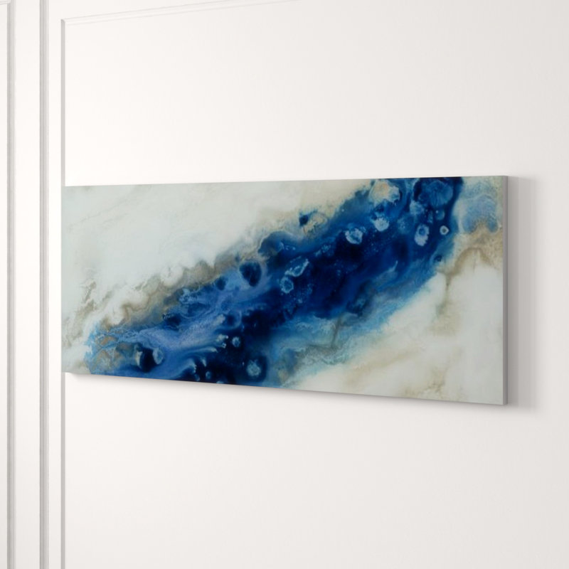 The Passage par DAWN SWEITZER - Peinture sur toile, Couche de verre, H 30 po x l 77 po x P 1,5 po