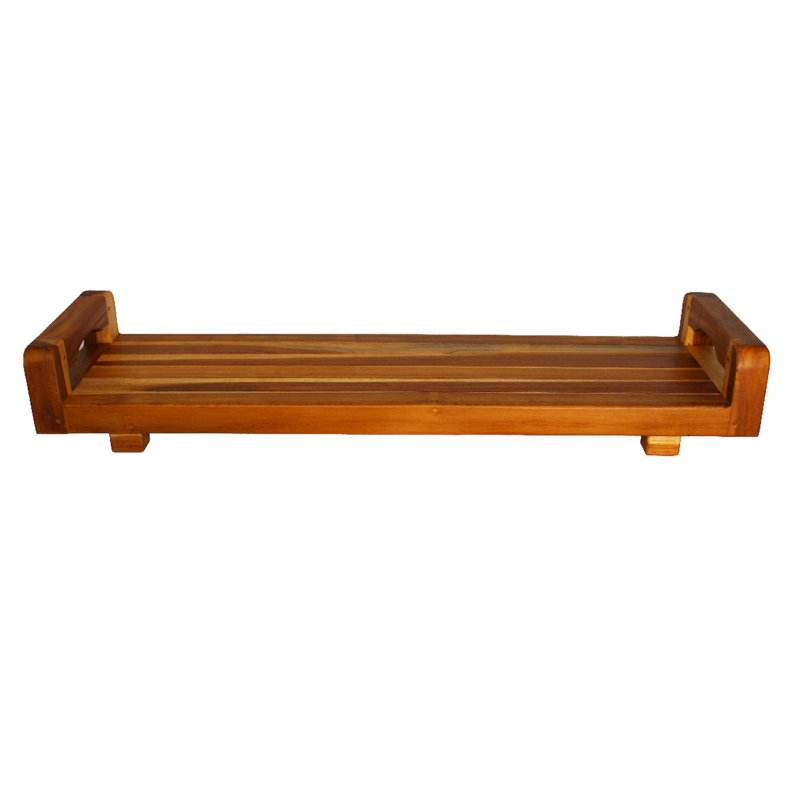 Eleganto Free-standing Teak Bath Caddy