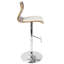Tabouret de bar pivotant à hauteur réglable Avakate-1917065652