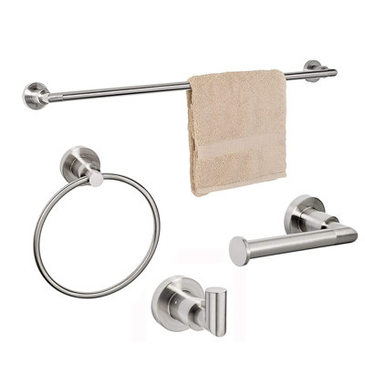 Manhattan 4 - Piece Bathroom Hardware Set
