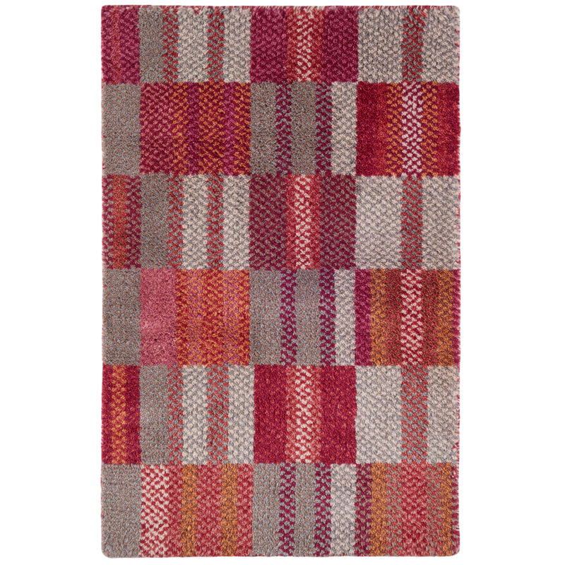 Fairhaven Spice Hand Loom Knotted Wool Rug, Rectangle 2' x 3'