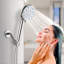 Pomme de douche multifonctionnelle à 9 jets avec filtre, Power Wash intégré-100240529