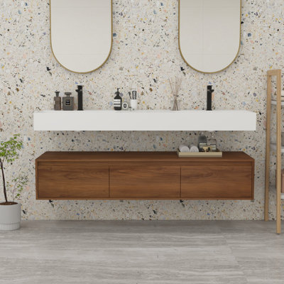 60'' Bathroom Vanity Double Sink