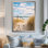 «Bautz Path to the Beach V», reproduction d'un seul cadre photo sur toile
