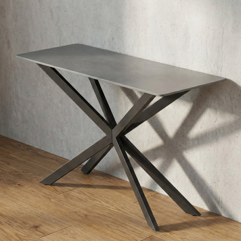 Aagot 120cm Stone Top Console Table
