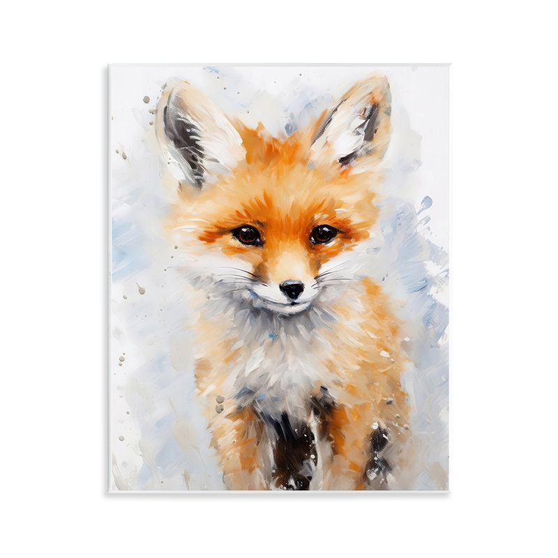  Art mural, "Woodland Nursery Fox" par Franklyn Gregory