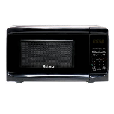 GCP Products GCP-US-568280 Retro Countertop Microwave Oven With Auto Cook &  Reheat, Defrost, Quick Start Functions, Easy Clean With Glass Turntable,  Pul…